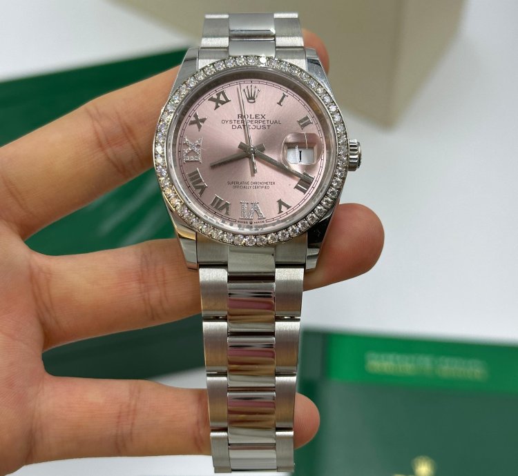 Rolex Datejust 36 126284rbr Pink Roman Oyster