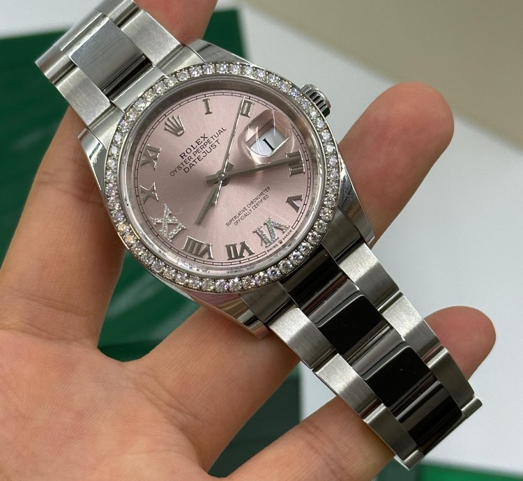 Rolex Datejust 36 126284rbr Pink Roman Oyster