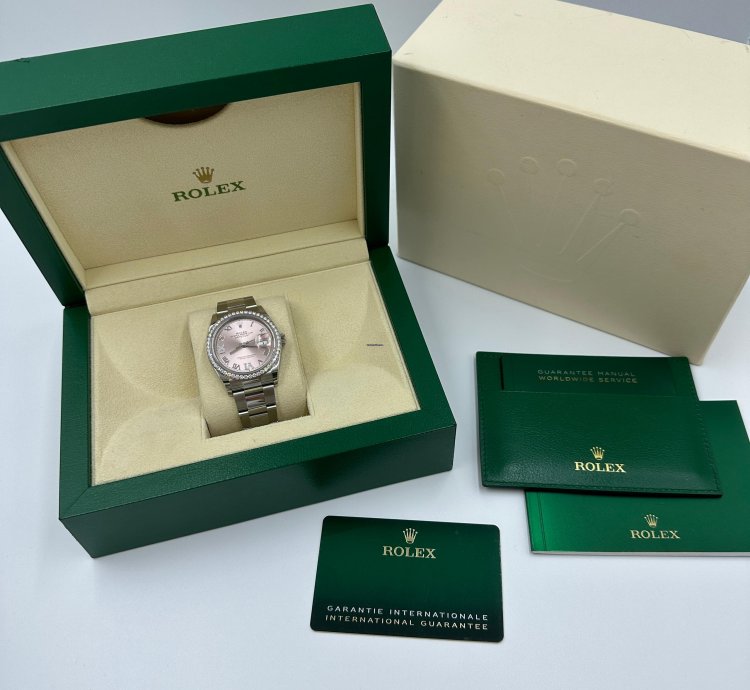 Rolex Datejust 36 126284rbr Pink Roman Oyster