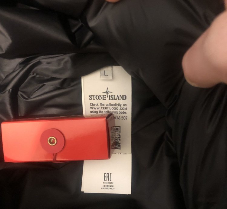 Stone Island Featherweight Leather Anorak With Primaloft