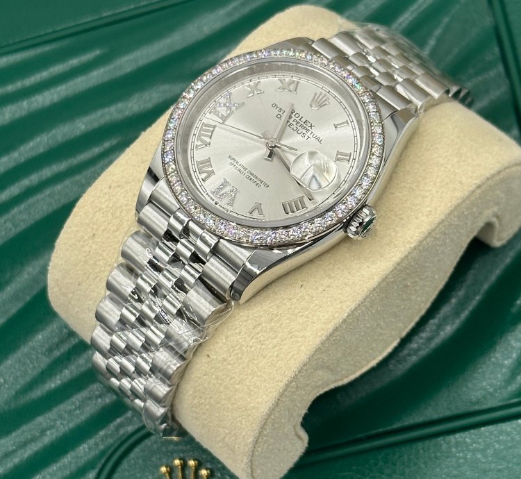 Rolex Datejust 36 126284rbr Vi Silver Jub