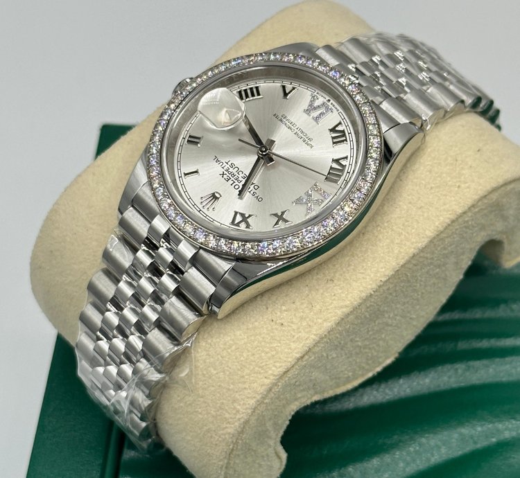 Rolex Datejust 36 126284rbr Vi Silver Jub