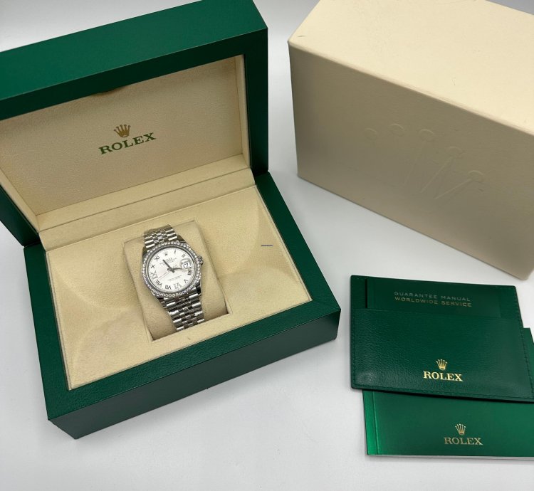 Rolex Datejust 36 126284rbr Vi Silver Jub