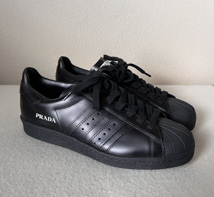 Prada Adidas Superstar In Black