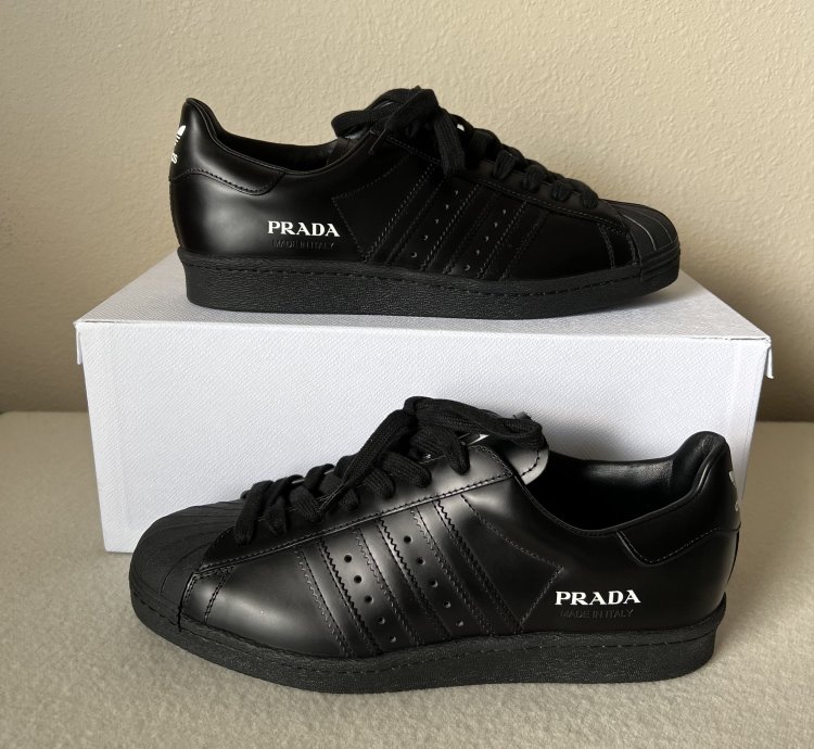 Prada Adidas Superstar In Black
