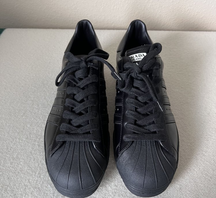 Prada Adidas Superstar In Black