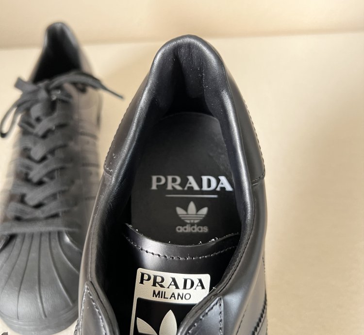 Prada Adidas Superstar In Black