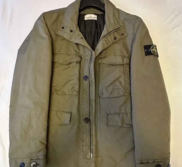 Stone Island Field Jacket With Removable Hood