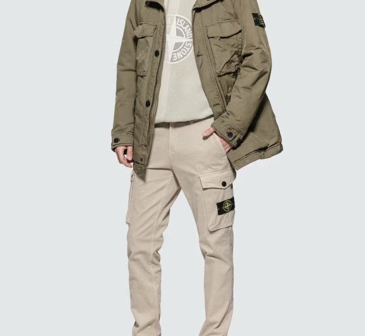 Stone Island Field Jacket With Removable Hood