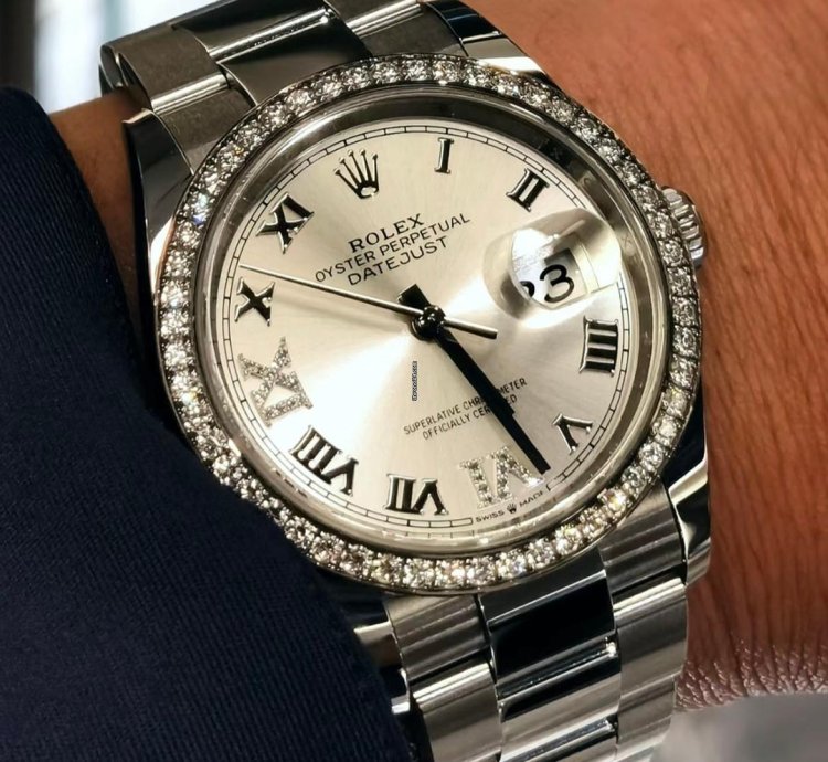 Rolex Datejust 36 126284rbr Vi Silver Oys
