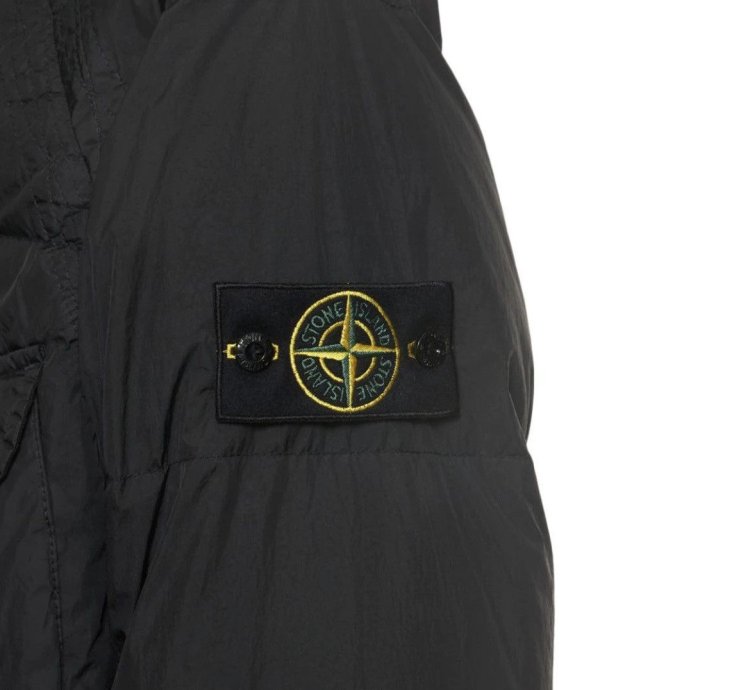 Stone Island Garment Dyed Crinkle Nylon Down Jacket