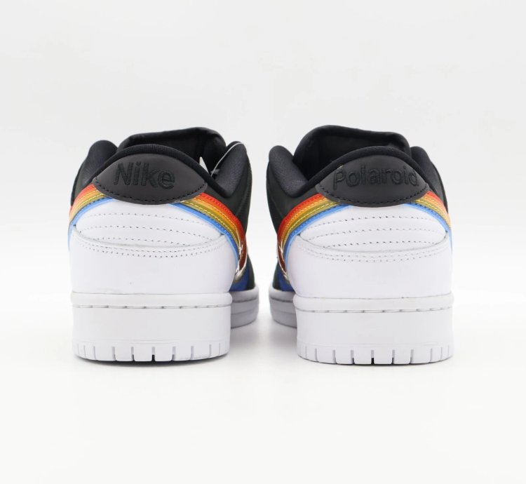 Dh7722-001 Polaroid Nike Sb Dunk Low Pro Qs Black White