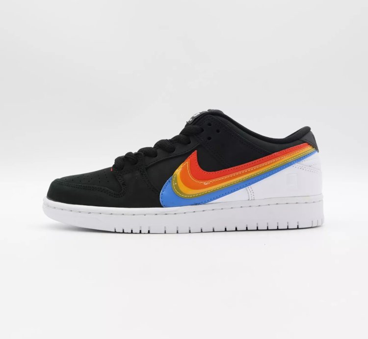 Dh7722-001 Polaroid Nike Sb Dunk Low Pro Qs Black White
