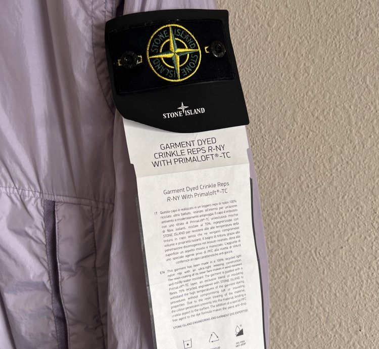 Stone Island Garment Dyed Crinkle Reps -ny Jacket