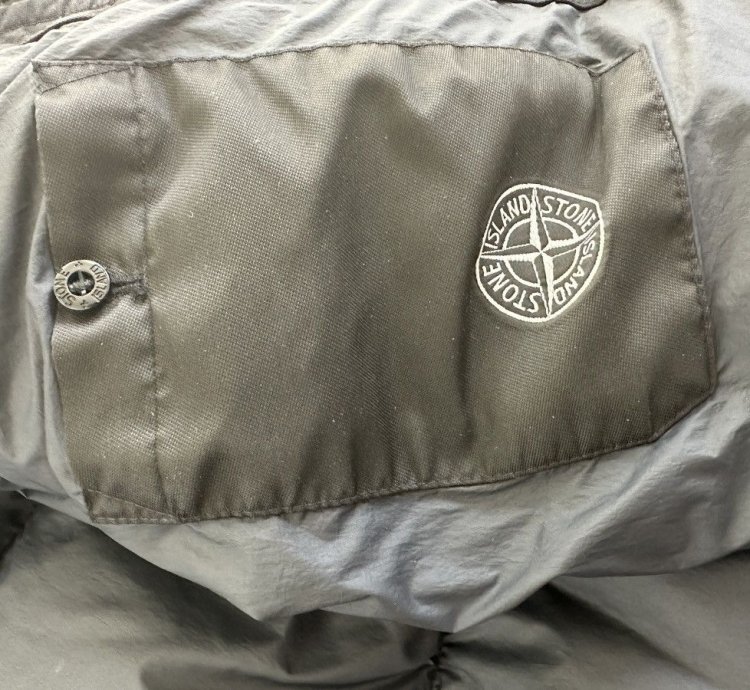 Stone Island Garment Dyed Crinkle Reps Down Jacket