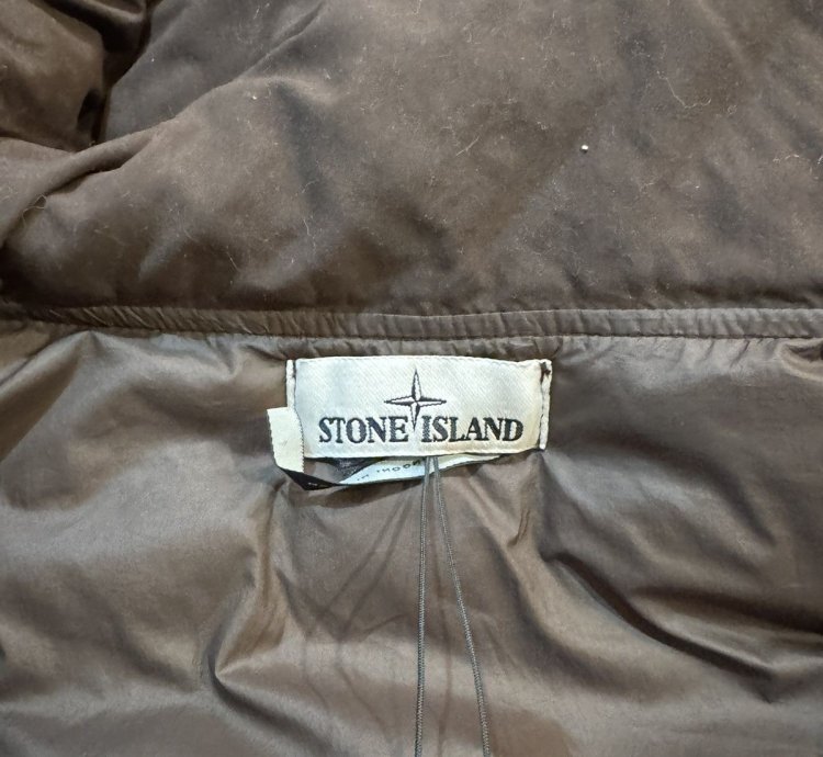 Stone Island Garment Dyed Crinkle Reps Down Puffer Jacket