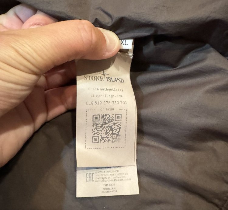 Stone Island Garment Dyed Crinkle Reps Down Puffer Jacket