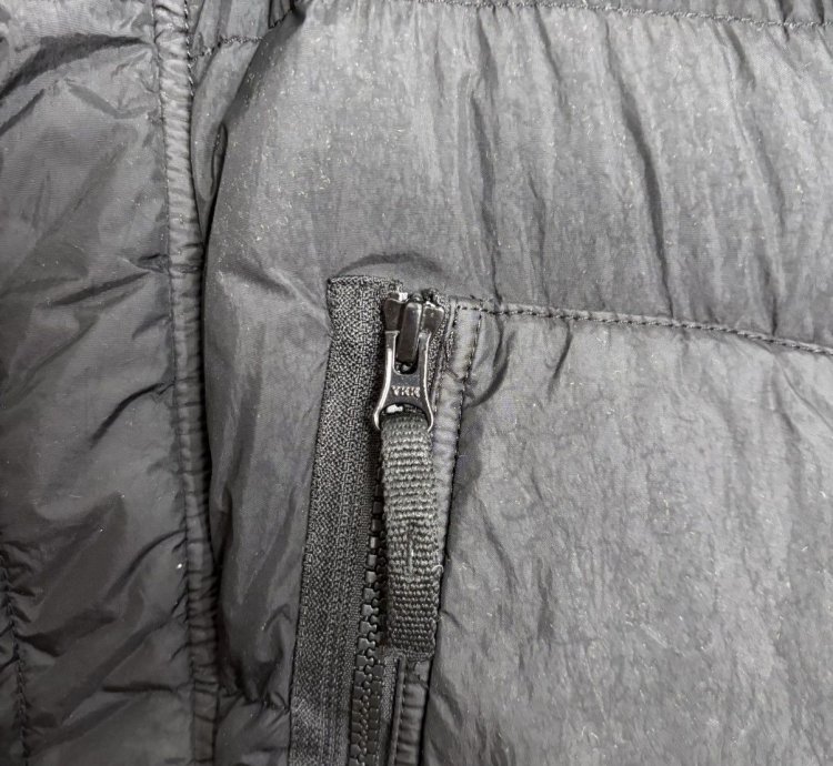 Stone Island Garment Dyed Crinkle Reps Ny Down Gillet Vest