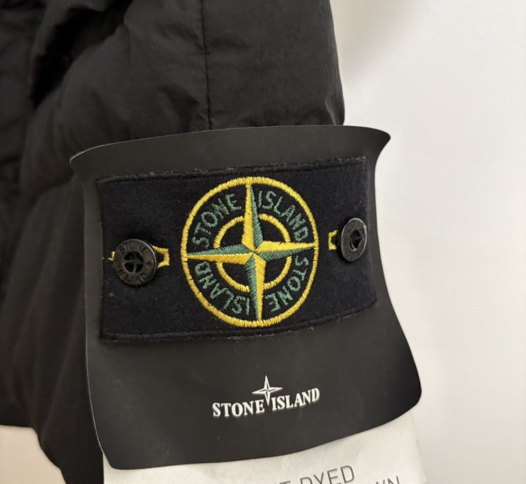 Stone Island Garment Dyed Crinkle Reps Ny Down Gillet Vest
