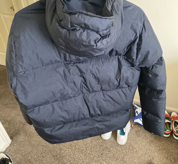 Stone Island Garment Dyed Crinkle Reps Ny Down Jacket