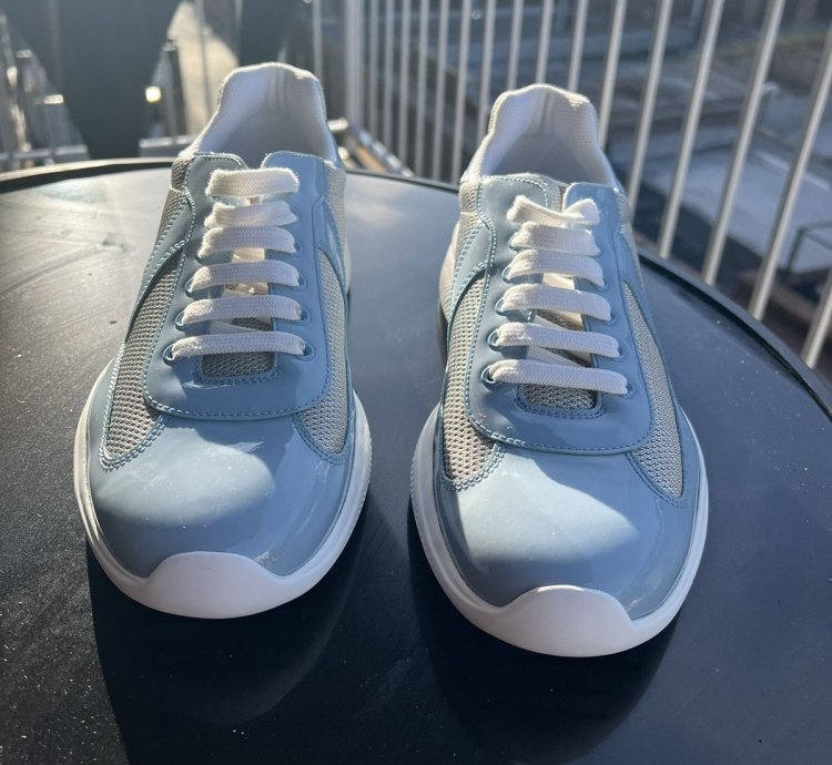 Prada America Cup Blue Silver
