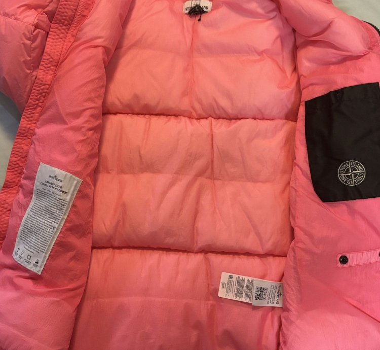 Stone Island Garment Dyed Crinkle Reps Ny Down Jacket New