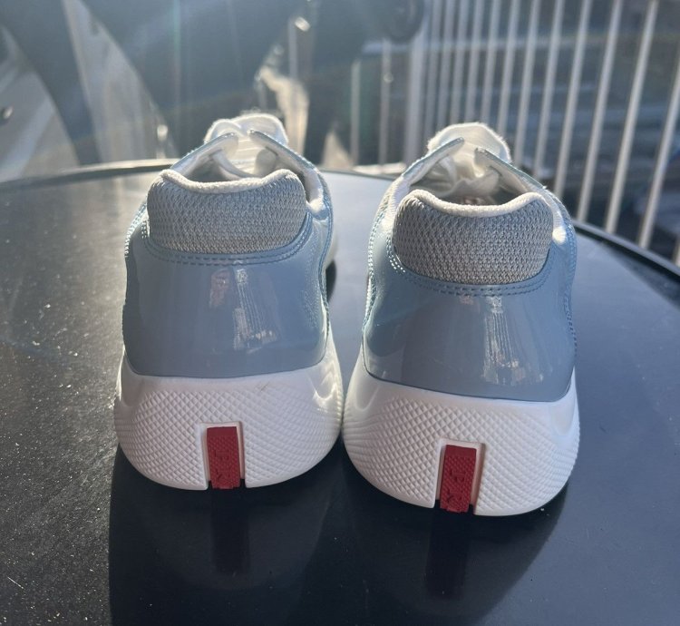 Prada America Cup Blue Silver