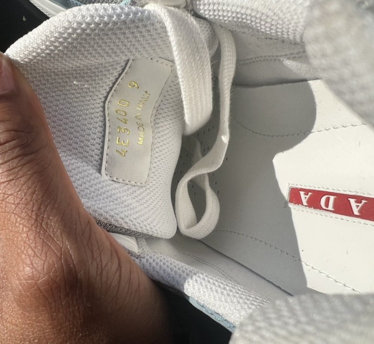 Prada America Cup Blue Silver