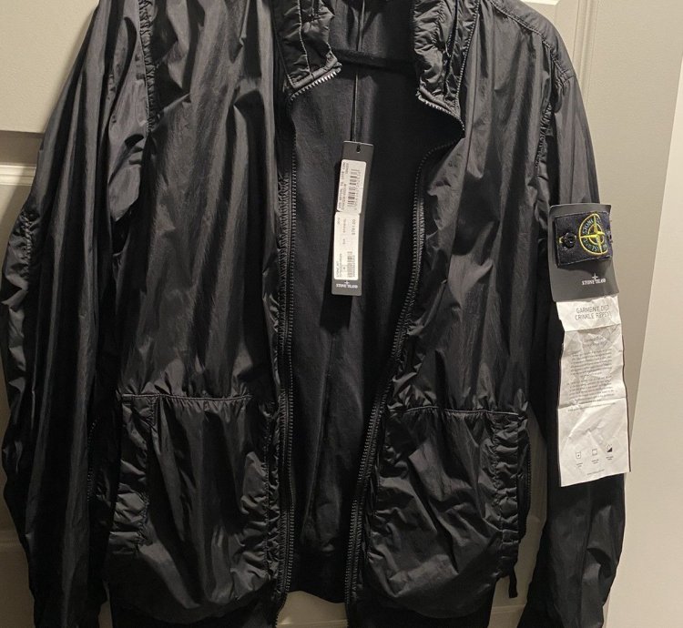 Stone Island Garment Dyed Crinkle Reps Ny Jacket