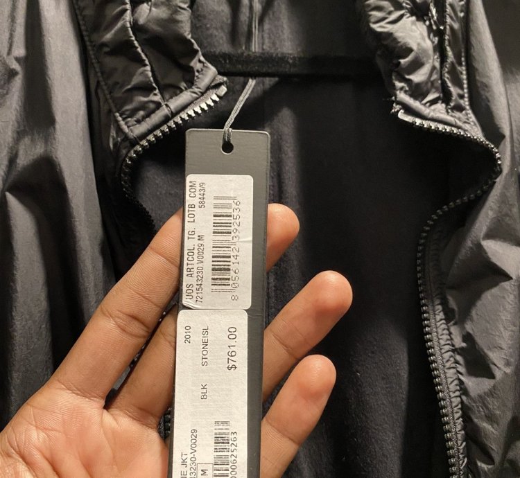 Stone Island Garment Dyed Crinkle Reps Ny Jacket