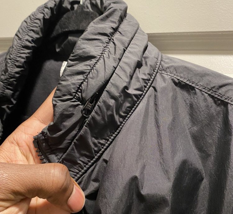 Stone Island Garment Dyed Crinkle Reps Ny Jacket