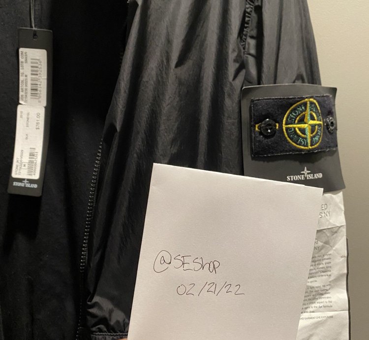 Stone Island Garment Dyed Crinkle Reps Ny Jacket