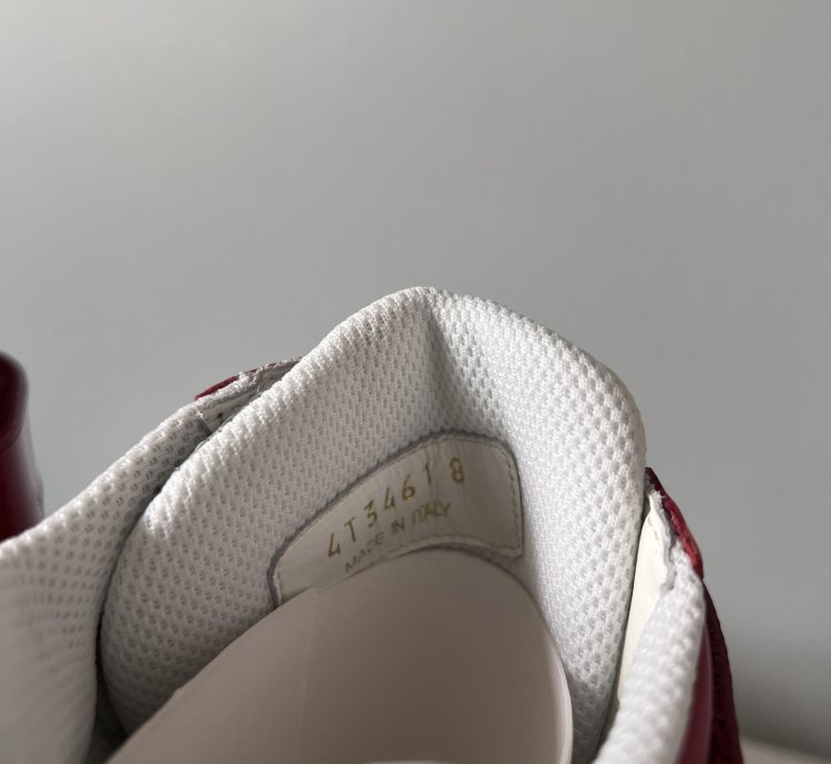 Prada America Cup High Top Sneakers In Red