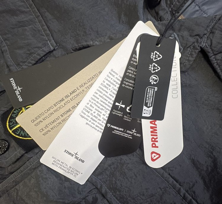 Stone Island Garment Dyed Econyl Regenerated Nylon Jacket