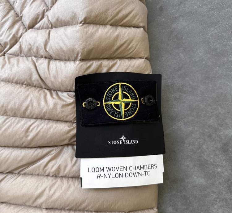 Stone Island Garment Dyed Hooded Down Jacket