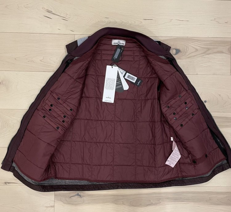 Stone Island Garment Dyed Leather Dyneema Vest