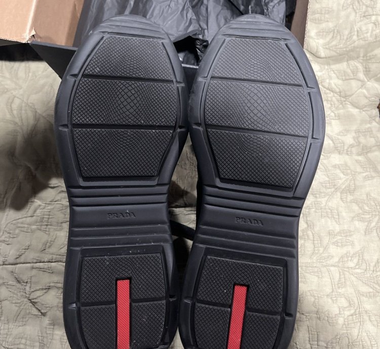 Prada America Cup High-top Sneakers