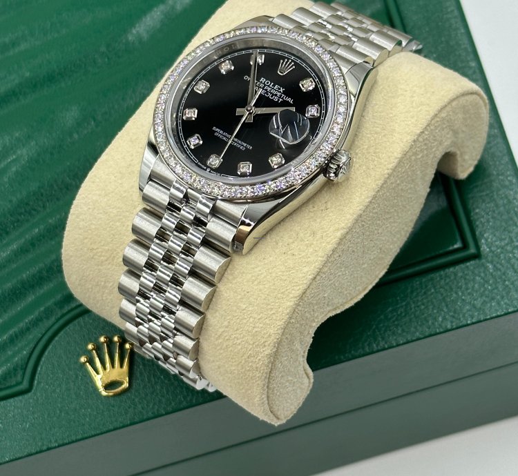 Rolex Datejust 36 Black Diamonds Jub