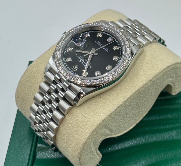 Rolex Datejust 36 Black Diamonds Jub