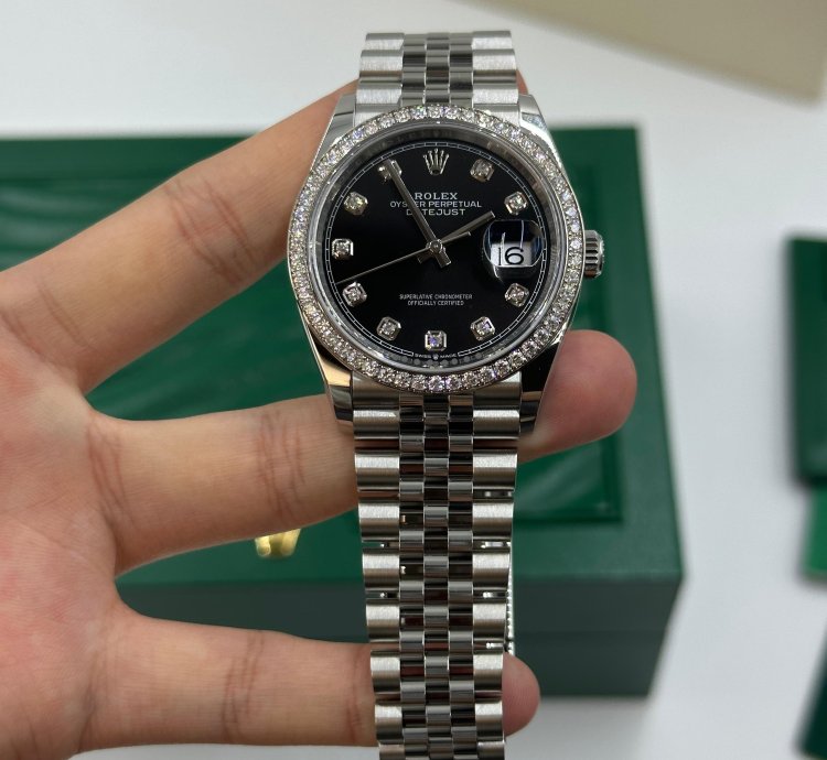 Rolex Datejust 36 Black Diamonds Jub