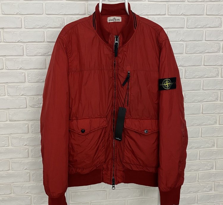 Stone Island Garment Dyed Nylon Tela Quilted Jacket Xxl