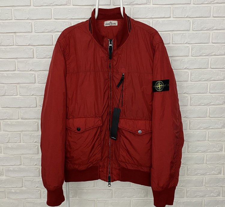 Stone Island Garment Dyed Nylon Tela Quilted Jacket Xxl