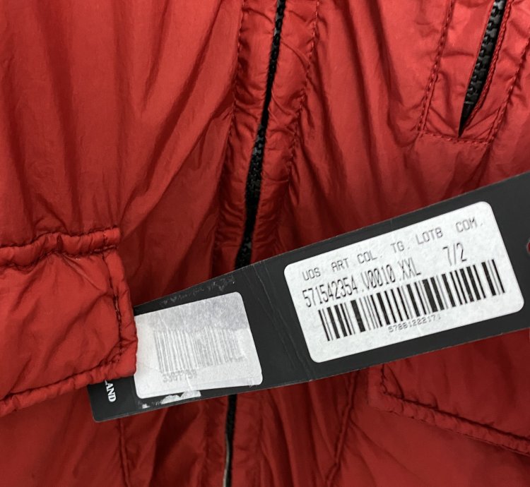 Stone Island Garment Dyed Nylon Tela Quilted Jacket Xxl