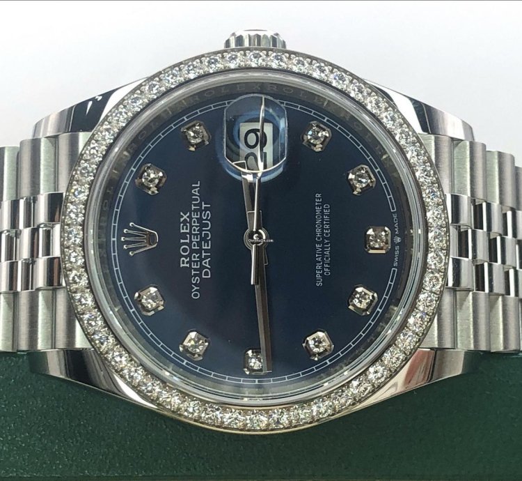 Rolex Datejust 36 Blue Diamonds Jub