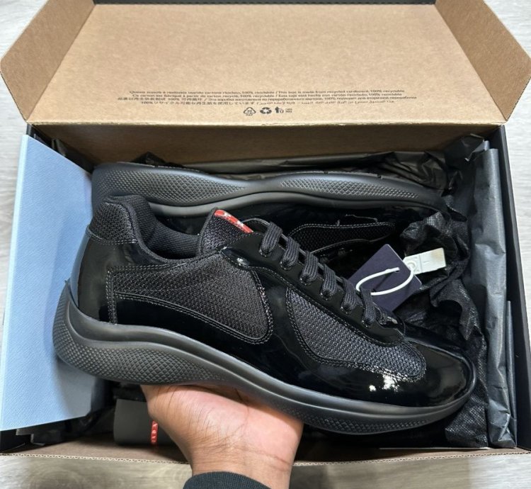 Prada America Cup Patent Leather