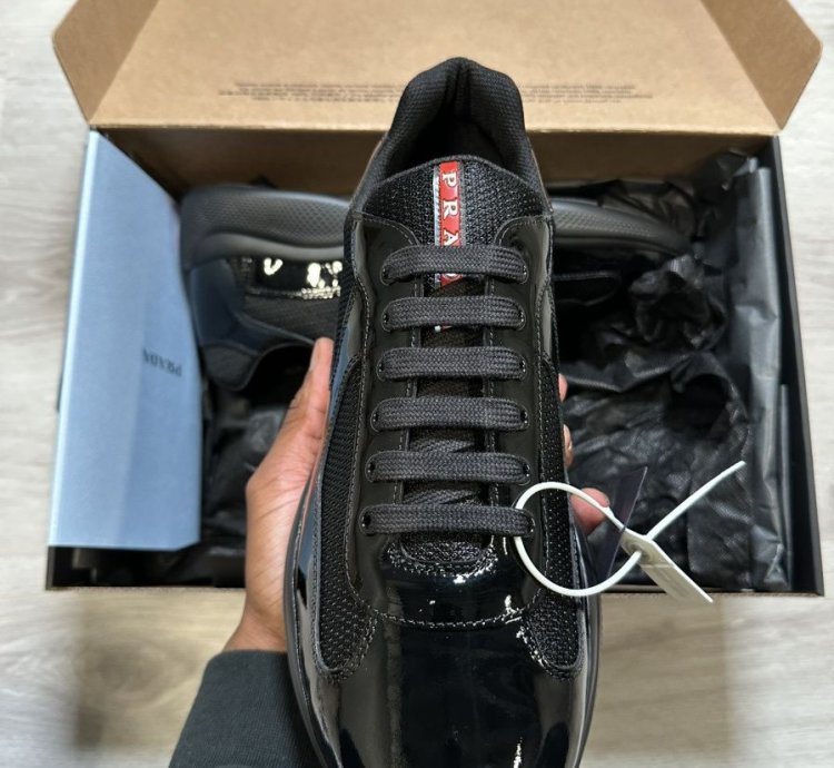 Prada America Cup Patent Leather