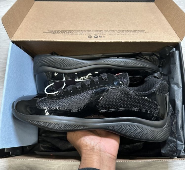 Prada America Cup Patent Leather