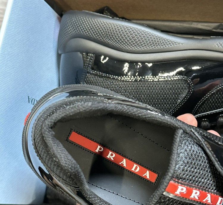 Prada America Cup Patent Leather