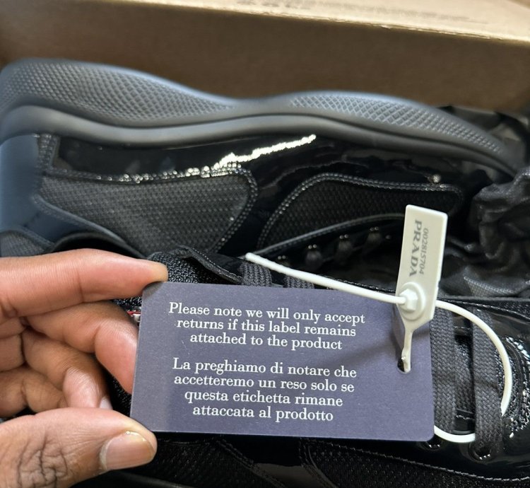 Prada America Cup Patent Leather
