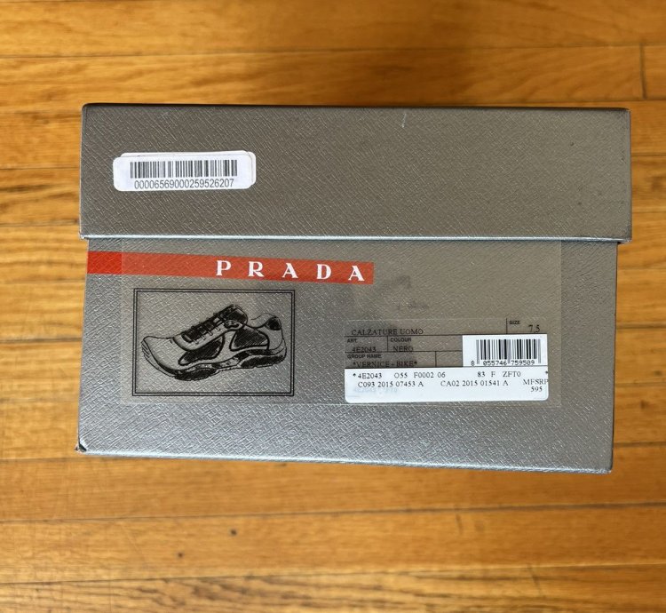 Prada America Cup Patent Leather Sneaker
